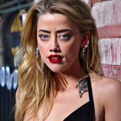 Image similar to a gourd mixed with amber heard hybrid intercross