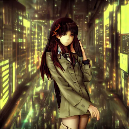 Image similar to anime girl dystopia tokyo cyberpunk 3 d art