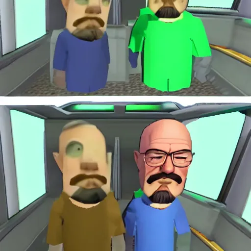 Image similar to Walter White in Nintendo 64