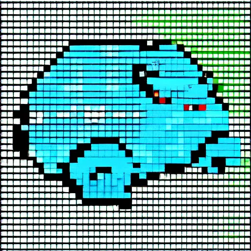 Image similar to tardigrade portrait, crispy pixel art, highly detailed, 1 6 - bit, snes