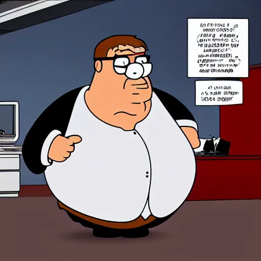 Image similar to peter griffin in the sopranos