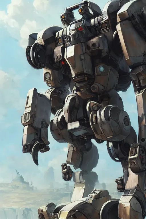 Image similar to mechwarrior 5 : mercenaries mech megaman transformer robot boss tank engine game octane render, 4 k, hd 2 0 2 2 3 d cgi rtx hdr style chrome reflexion glow fanart jesper ejsing, by rhads, makoto shinkai borderlands and by feng zhu rossdraws artstation by digital cinematic pixar and disney unreal zbrush central hardmesh