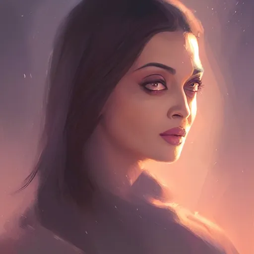 Prompt: “ portrait of aishwarya rai by greg rutkowski, young, attractive, highly detailed portrait, scifi, digital painting, artstation, concept art, smooth, sharp foccus ilustration, artstation hq ”