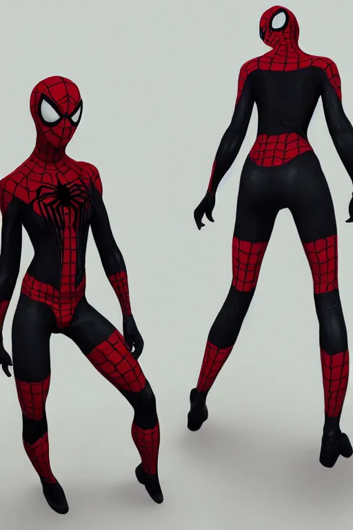 Image similar to black spider - man suit in half life alyx