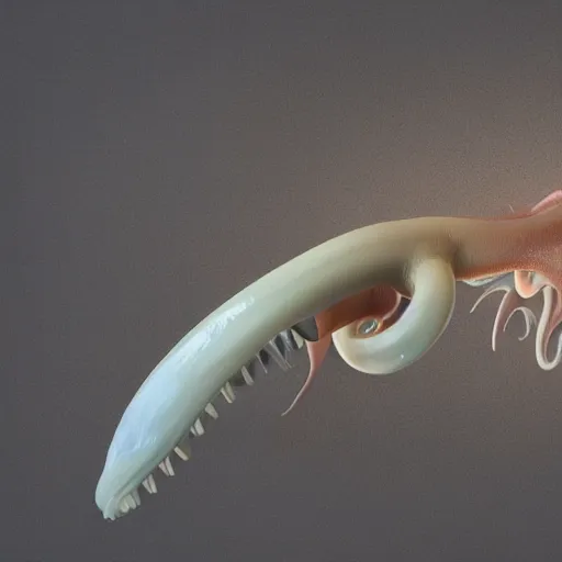 Prompt: hyperrealistic dslr film still of amorphous squid wearing dentures, stunning 8 k octane comprehensive 3 d render, inspired by istvan sandorfi & greg rutkowski & unreal engine, perfect symmetry, dim volumetric cinematic lighting, extremely hyper - detailed, extremely lifelike attributes & lifelike texture, intricate, masterpiece, artstation, stunning