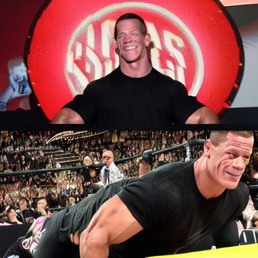 Image similar to john cena you can't see me