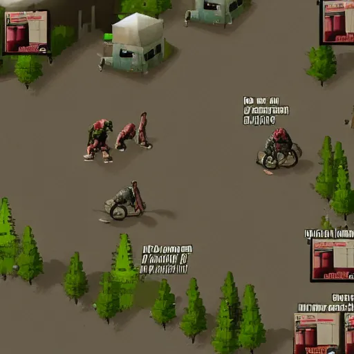 Image similar to the game project zomboid.