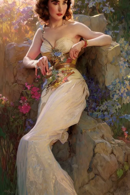 Image similar to Julie Adams portrait, fantasy, elegant, intricate, by Stanley Artgerm Lau, greg rutkowski, thomas kindkade, alphonse mucha, loish, norman Rockwell