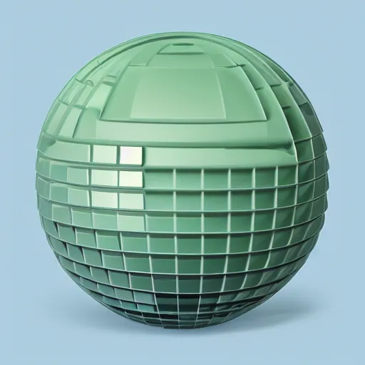 Image similar to a plastic sphere in pantone color of the year 2019