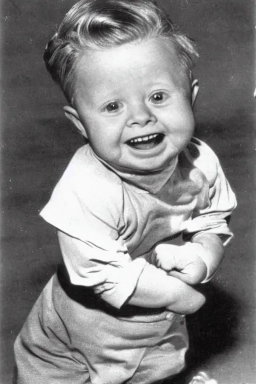 Prompt: mickey rooney as a baby