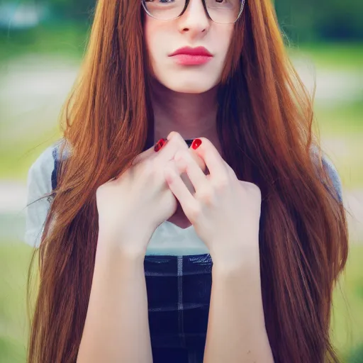 Image similar to dslr photo of daria morgendorffer, portrait photo, real photo, real camera, extreme detailed face and body, high quality, sharp quality, enchanting lighting, 8 k