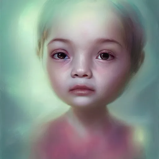 Prompt: happy and cute face of baby sey made by nebula space, face only, model shot, big eyes, pencil drawing, pastel, smooth, soft lights, magic by marc simonetti