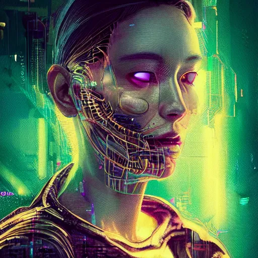 Image similar to hyperrealistic portrait of a woman monster astronaut, full body portrait, well lit, intricate abstract. cyberpunk, intricate artwork, by Tooth Wu, wlop, beeple. octane render,in the style of Jin Kagetsu, James Jean and wlop, highly detailed, sharp focus, intricate concept art, digital painting, ambient lighting, 4k, artstation