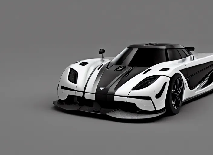 Prompt: a truck designed by koenigsegg, highly detailed, 8 k, sharp focus, depth of field, finely detailed car, high contrast, concept art, unreal engine