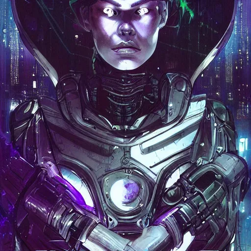 Prompt: spaceship in dark space, sci-fi, cyberpunk, by Stanley Artgerm, Travis Charest, Carne Griffiths, sleek, futuristic, alien, white, blue, purple, trending on artstation, detailed, intricate, steampunk