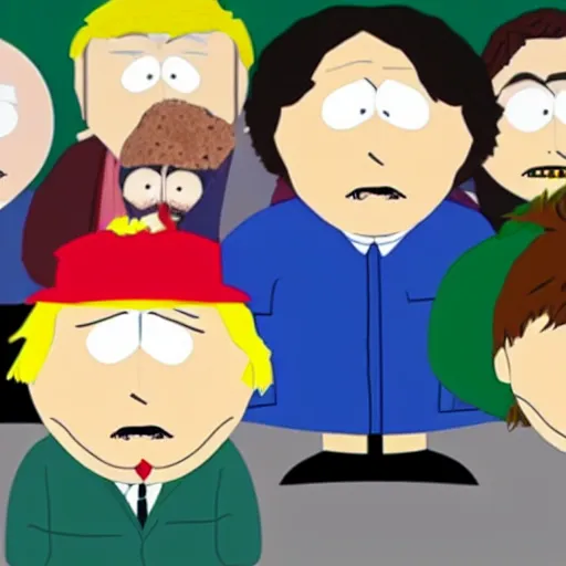 Prompt: donald trump on south park