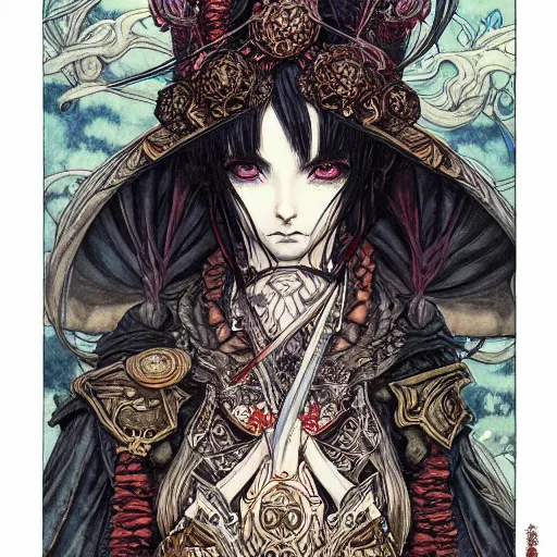 Image similar to prompt: Portrait painted in world of Warcraft style drawn by Vania Zouravliov and Takato Yamamoto, inspired by Fables, intricate acrylic gouache painting, high detail, sharp high detail, manga and anime 2000