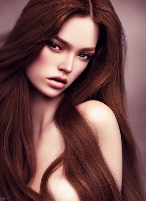 Prompt: a gorgeous female with long brown hair, photo by nick knight, realistic, full body shot, wide angle, sharp focus, 8 k high definition, insanely detailed, intricate, elegant, art by stanley lau and artgerm, floating embers