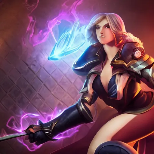 Image similar to renata league of legends poster art 4 k high resolution