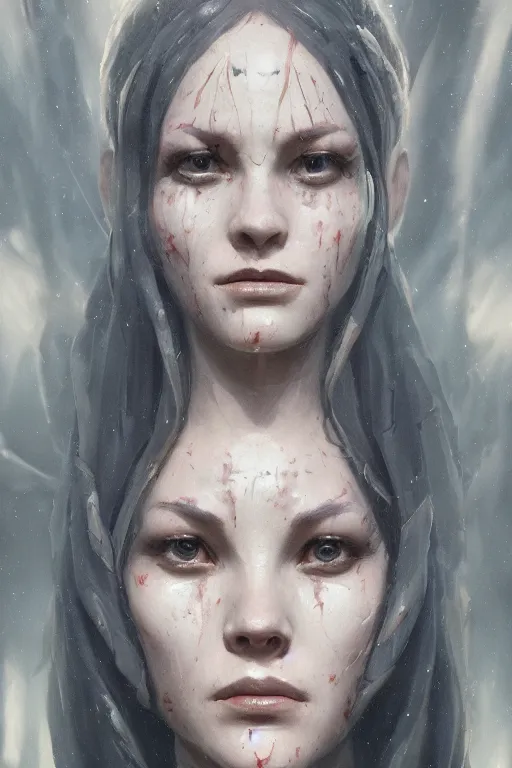 Prompt: a fancy portrait of an alien women by Greg Rutkowski, Sung Choi, Mitchell Mohrhauser, Maciej Kuciara, Johnson Ting, Maxim Verehin, Peter Konig, symmetrical , 8k photorealistic, cinematic lighting, HD, high details, atmospheric , trending on artstation