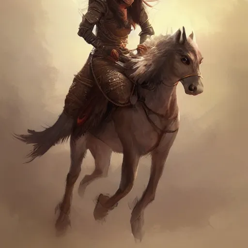 Image similar to asian woman holding an eagle on a horse, greg rutkowski, fantasy, intricate, elegant, wolf nearby, highly detailed, digital painting, artstation, concept art, long shot, cinematic lighting