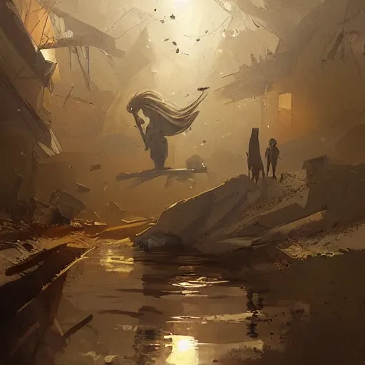 Prompt: quatro de outubro de dois mil, by greg rutkowski