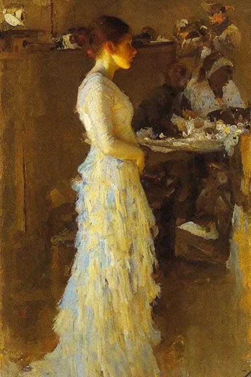 Prompt: frank weston benson