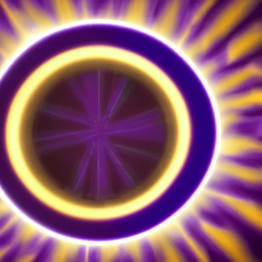 Prompt: a flag that open a portal to other dimension with purple energy and blue fire coming from the portal, dark, cinematography , 4k