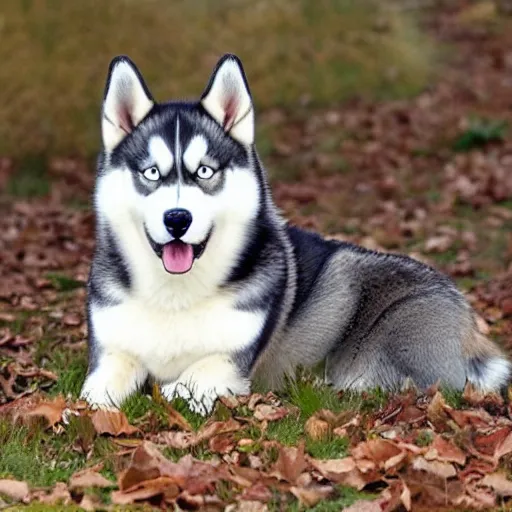 Image similar to a husky rabbit mix