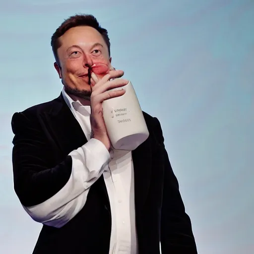 Image similar to elon musk sniffing his own farts, realistic, award winning, photography,