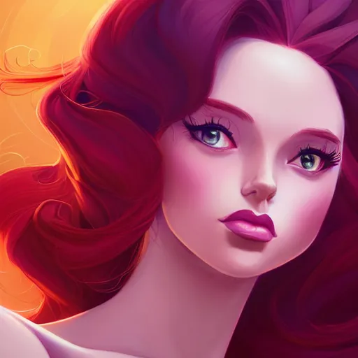 Image similar to a portrait of a beautiful jessica rabbit, art by lois van baarle and loish and ross tran and rossdraws and sam yang and samdoesarts and artgerm and saruei, digital art, highly detailed, intricate, sharp focus, trending on artstation hq, deviantart, unreal engine 5, 4 k uhd image