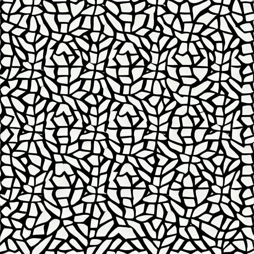 Prompt: tessellation of pentagons