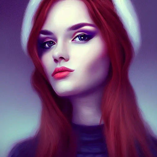 Image similar to lady jessica, pinterest, digital art, beautiful portrait