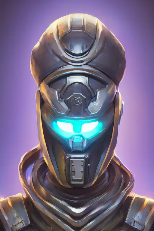 Image similar to epic mask helmet robot ninja portrait stylized as fornite style game design fanart by concept artist gervasio canda, behance hd by jesper ejsing, by rhads, makoto shinkai and lois van baarle, ilya kuvshinov, rossdraws global illumination radiating a glowing aura global illumination ray tracing hdr render in unreal engine 5