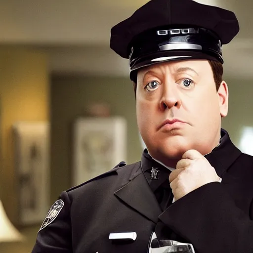 Image similar to mike myers as kevin james in paul blart : mall cop, movie still