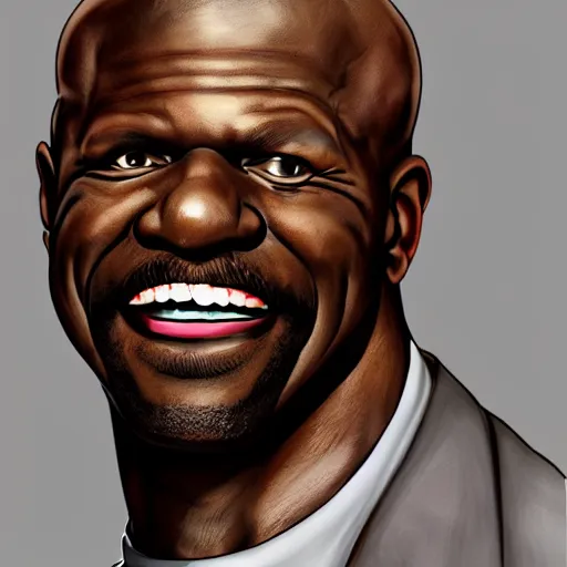 Image similar to terry crews made of of salsa, concept art, detailed