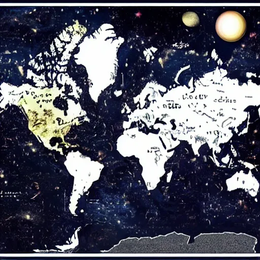 Image similar to a map of the universe