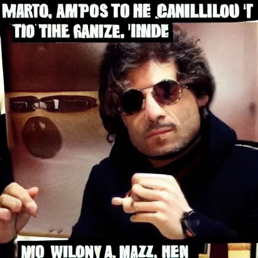 Image similar to italo joins the cartel and becomes a gazillionaire