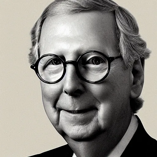 Image similar to mitch mcconnell as a turtle, hyper - realistic