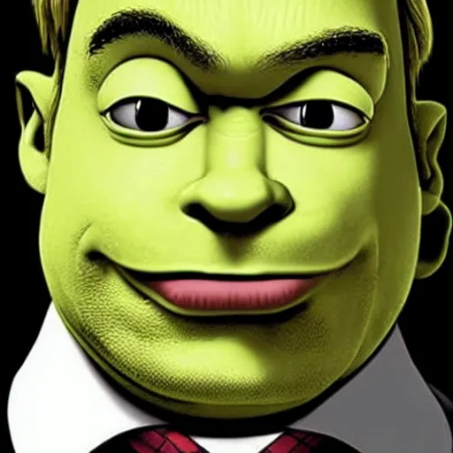 Image similar to Better call saul with shrek face