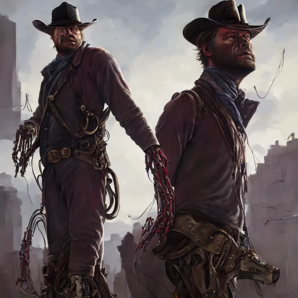 Arthur Morgan Painting - Gunawan Rb