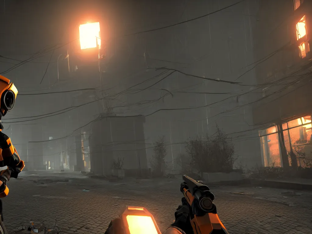 Image similar to Half Life 3, in game screenshot, leaked in-development screenshot