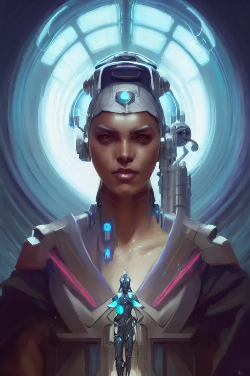 Image similar to a portrait of a beautiful cybernetic jedi, cyberpunk concept art by pete mohrbacher and wlop and artgerm and josan gonzales, digital art, highly detailed, intricate, sci-fi, sharp focus, Trending on Artstation HQ, deviantart, unreal engine 5, 4K UHD image