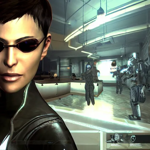 Prompt: Deus Ex: Human Revolution, Faridah Malik