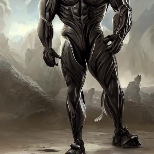 Image similar to a musclebound anthropomorphized horse with a magnificently muscular physique wearing a tight kevlar battle outfit while protecting a facility, long white hair, equine, anthro art, furaffinity, highly detailed, digital painting, artstation, sharp focus, concept art, illustration, art by artgerm, greg rutkowski, wlop