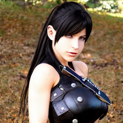 Prompt: Tifa Lockheart in real life