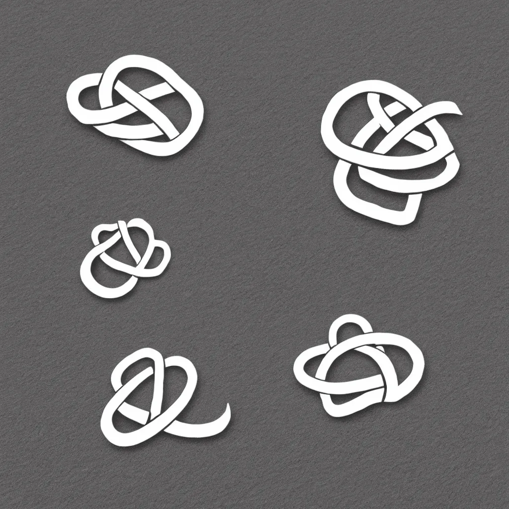 Image similar to simple infinite knot; die-cut sticker; logo; high resolution; best logo; beautiful graphic