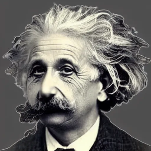 Image similar to bearded albert einstein