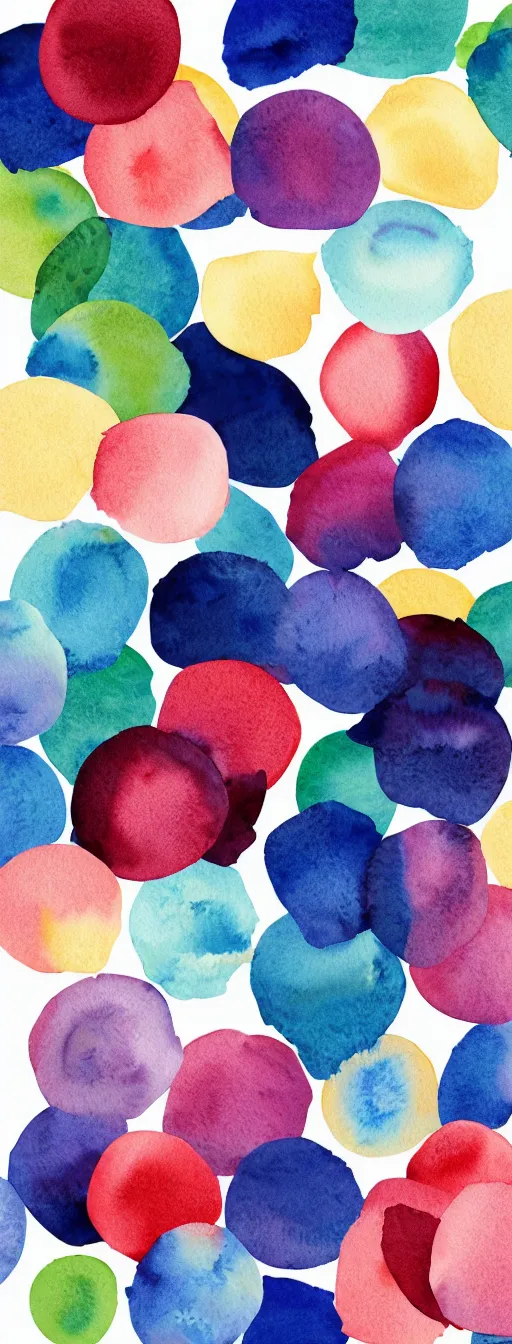 Prompt: minimalist watercolor art of flours on white background, illustration, vector art