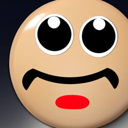 Image similar to red eyed smiling emoji thumb up